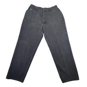 Wrangler For Women Jeans Size 28 Vintage Mom Jeans High Rise Black Charcoal‎